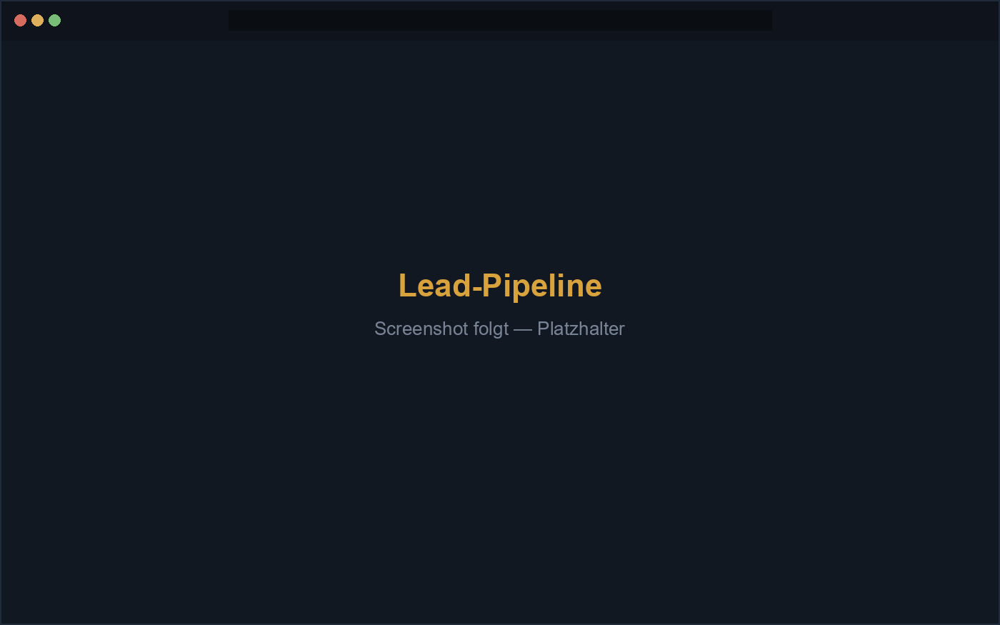 Lead-Pipeline der Autohaus-Software mit Status und Fahrzeugbezug